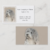 ハバニーズ(金ゴールドセー絵画ル)のオリジナル- Dog Art 名刺 (正面/裏面)