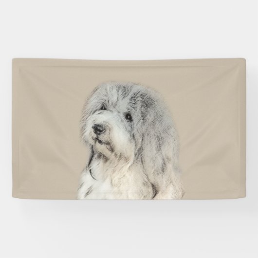 ハバニーズ(金ゴールドセー絵画ル)のオリジナル- Dog Art 横断幕 (横)