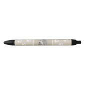 ハバニーズ(金ゴールドセー絵画ル)のオリジナル- Dog Art 黒ボールペン (正面)