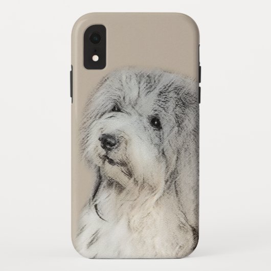 ハバニーズ(金ゴールドセー絵画ル)のオリジナル- Dog Art Case-Mate iPhoneケース (裏面)