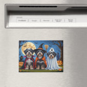 ハバニードッグスパンプキンハロウィンおもしろい マグネット (インサイチュ (食洗機))