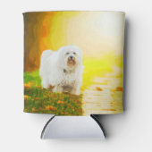 ハバニードッグビションポートレート絵を描ズ 缶クーラー (正面)