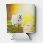 ハバニードッグビションポートレート絵を描ズ 缶クーラー (裏面)