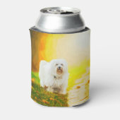 ハバニードッグビションポートレート絵を描ズ 缶クーラー (缶裏面)