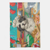 ハバネホリデーベーキング:フェスティバルクリスマス キッチンタオル (縦)