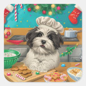 ハバネホリデーベーキング:フェスティバルクリスマス スクエアシール (正面)