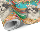 ハバネホリデーベーキング:フェスティバルクリスマス ラッピングペーパー (ロールコーナー)