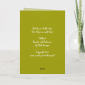 ハバネロカード付きルースター カード (裏面)