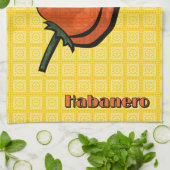 ハバネロ唐辛子キッチンタオル キッチンタオル (折り畳み)