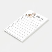 ハバノパーソナライズされたの犬がIT後のメモをリストに ポストイット (アングル)