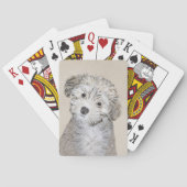 ハバノ絵画ワンちゃん – かわいいオリジナルの犬の絵 トランプ (裏面)