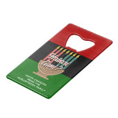 ハバリガニクワンザ クレジットカード栓抜き (正面アングル)