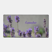 ハバルラベンダーフォトフローラグレー デスクマット (正面)