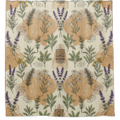 ハバル花シャワーカーテン シャワーカーテン (正面)