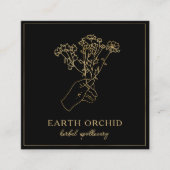 ハバル+フローラ薬局スクエアビジネスカード スクエア名刺 (正面)