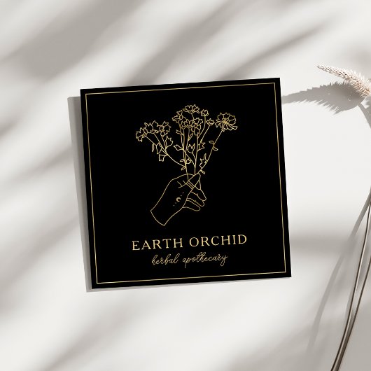 ハバル+フローラ薬局スクエアビジネスカード スクエア名刺