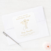 ハバル+フローラ薬用広場ステッカー スクエアシール (封筒)