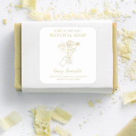 ハバル+フローラ薬用広場ステッカー スクエアシール