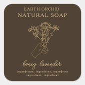 ハバル+フローラ薬用広場ステッカー スクエアシール (正面)