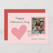 ハバレンタインデーフォトラブメール ポストカード (正面/裏面)