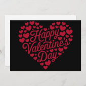 ハバレンタインデー バレンタイン ラブ ハート シーズンカード (正面/裏面)