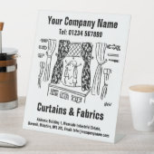 ハバーダセリーカーテン&ファブリック 台座サイン (インサイチュ)