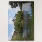 ハバードパークメリデンCTのシーニックビューオーバーウォーター ジグソーパズル (縦)