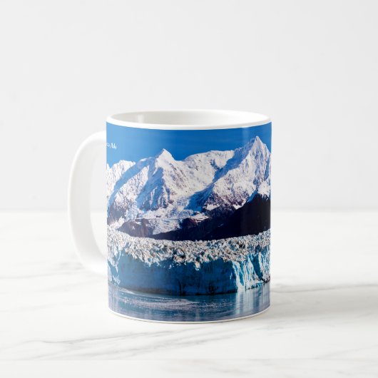 ハバード氷河　アラスカマグカップ コーヒーマグカップ (正面左)
