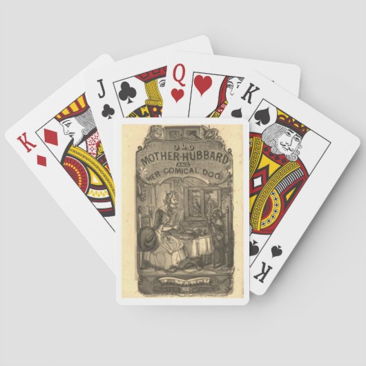 ハバード老人とおかしな犬 トランプ (裏面)