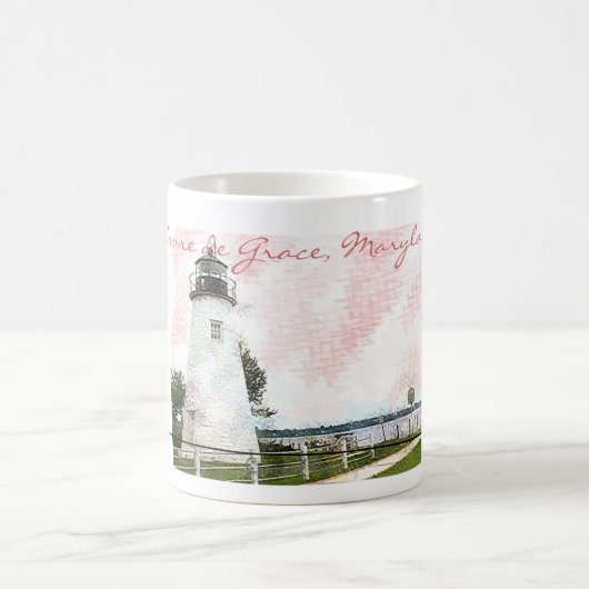 ハバーde Grace、メリーランドの一致ポイント コーヒーマグカップ (中央)