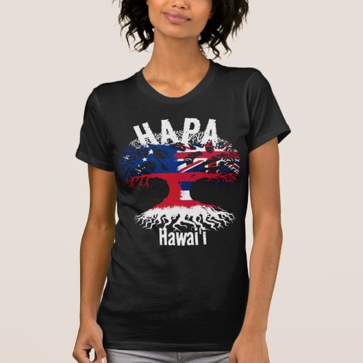 ハパサモアハワイルーツ Tシャツ (正面)