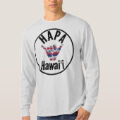 ハパハワイ部族ハイフラッグシャカ Tシャツ (正面)