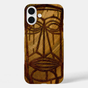 ハパルアティキハワイアンフェイクコアウッドケースマテiPho iPhone 16 Plusケース