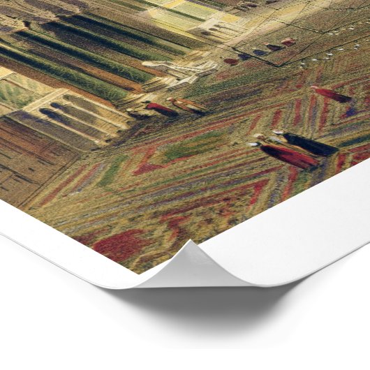 ハヒアソフィア、プレート24:中央dのインテリア ポスター (角)