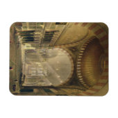 ハヒアソフィア、プレート24：中央dのインテリア マグネット (横)