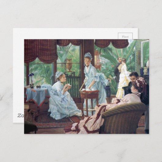ハビクトリアンウスパーティーティーファッションティスト ポストカード (正面/裏面)