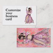 ハビビベリーダンサービジネスカード 名刺 (正面/裏面)