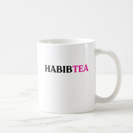 ハビプティハビブ(茶)アラブおもしろいアラビアマグカップ コーヒーマグカップ