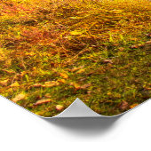 ハビランリラックスコーブの秋シーンビーチポスター ポスター (角)