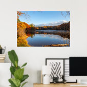 ハビランリラックスコーブの秋シーンビーチポスター ポスター (ホームオフィス)