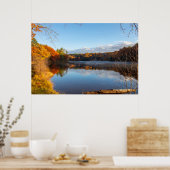 ハビランリラックスコーブの秋シーンビーチポスター ポスター (キッチン)