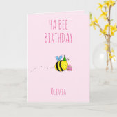 ハビーガールズ誕生日カード カード (黄色い花)