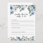 ハビーブライダルシャワーのゲームカード 招待状 (正面/裏面)