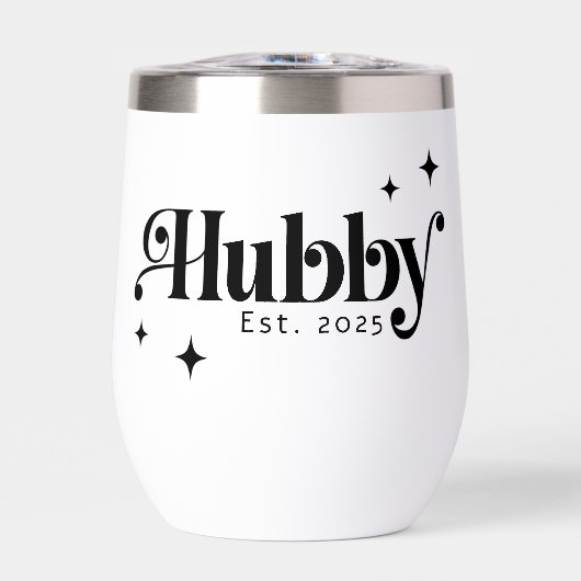 ハビー任意の色のレトロエレガントフォントと星 (正面)