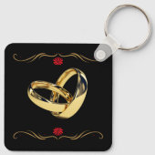 ハビー結婚ウィフィーのアニバーサリーギフト キーホルダー (裏面)