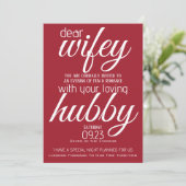 ハビー頼ウィフエアウト 招待状 (スタンド正面)