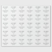 ハビー・エスト。XXXX、Daddy Est。XXXX – 父の日 ラッピングペーパー (フラット)