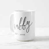 ハビー·カップル·マグ コーヒーマグカップ (正面左)