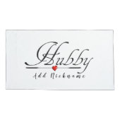 ハビー・ラブ（夫） 枕カバー (裏面)