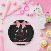 ハビーWifeyマッチン結婚グの記念日パーティー ペーパープレート (パーティー)